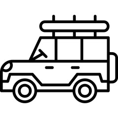 Safari Jeep Icon