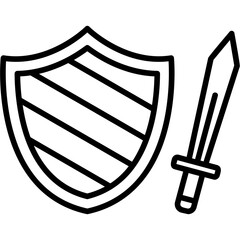 Sword Shield Icon