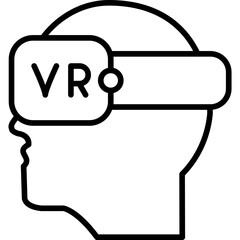 Virtual Reality Glasses Icon
