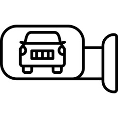 Side Mirror Icon