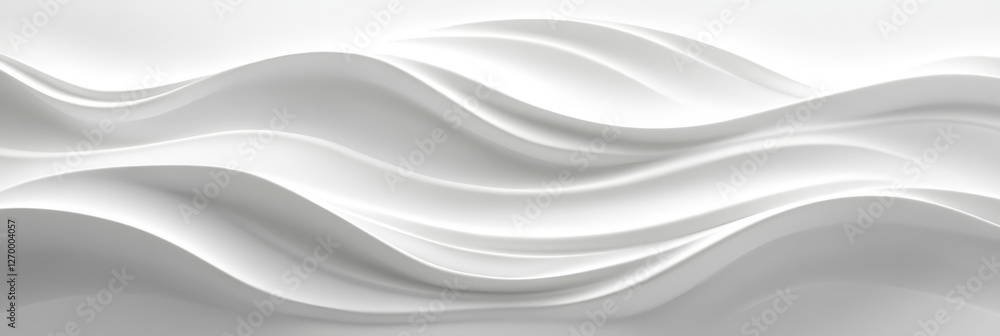 Poster abstract white wave texture pattern, seamless soft cloud delicate background for elegant design.