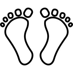 Digital Footprint Icon