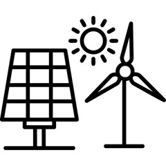 Renewable Energy Icon