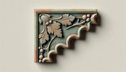 Luxury Gold Baroque Ornament Frame & Corner Design &ndash; Vintage Floral Filigree Border