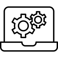 Laptop Setting Icon