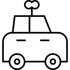 Car Toy with Key Icon