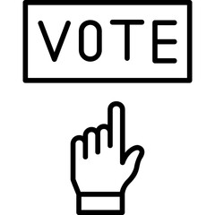 Obraz premium Vote Icon
