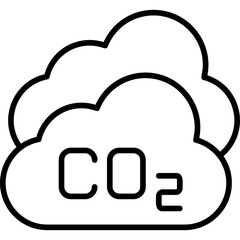 Carbon Dioxide Icon