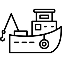 Fishing Boat Icon