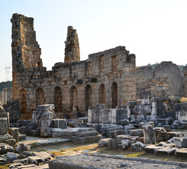 Perge Ancient City in Antalya, Turkey