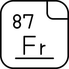 Francium Icon