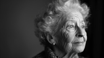 Portrait of smiling senior woman