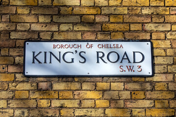 Kings Road in Chelsea, London