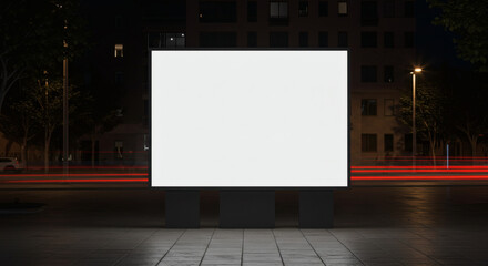 Minimalist White Screen TV in a Calm Environment