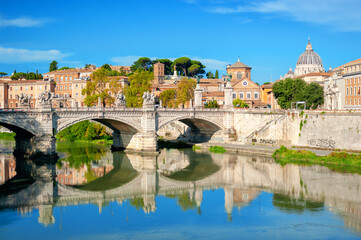 Tiber river Rome Italy