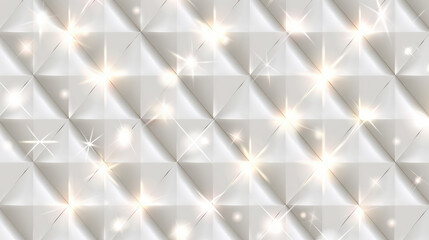Fototapeta premium Elegant geometric pattern with sparkling highlights on textured surface, creating modern and sophisticated look. Perfect for backgrounds and design projects
