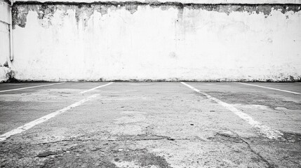 Parking lot abandonment urban area photography grungy environment ground-level viewpoint urban...