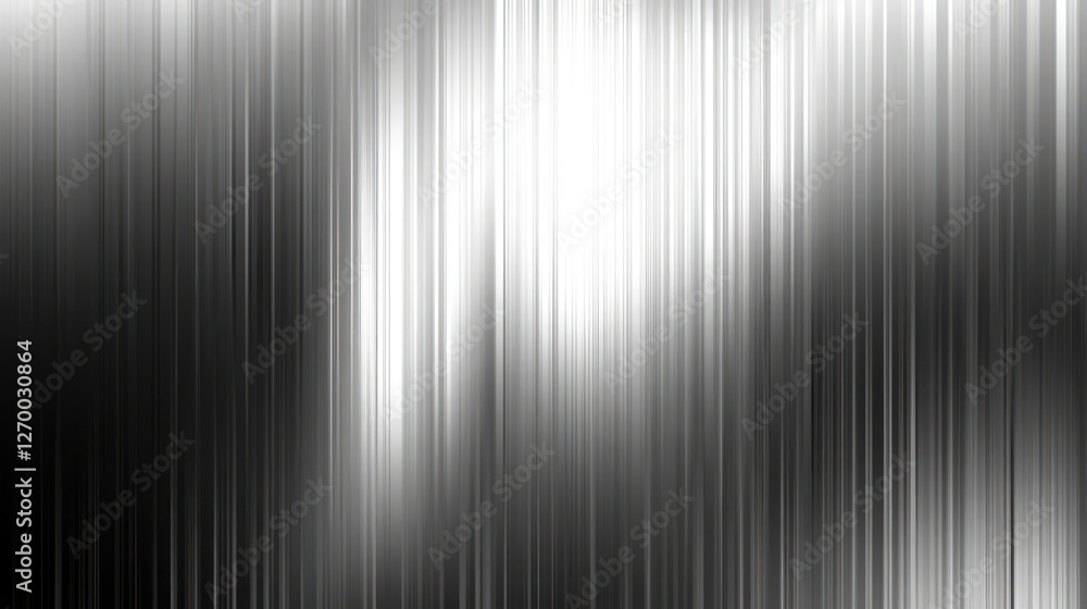 Poster elegant metallic abstract background with vertical lines and light effects