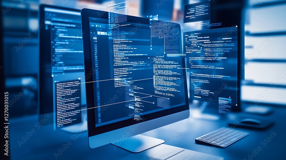Poster Harnessing the Power of Technology with Modern Computer Workstations and Dynamic Code Display : Generative AI
