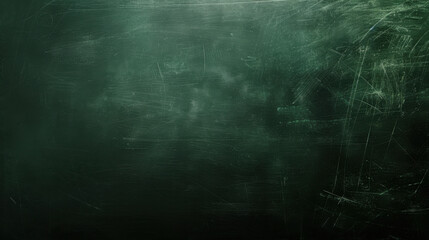 textured green chalkboard surface with scratches and smudges, ideal for educational settings or creative backgrounds