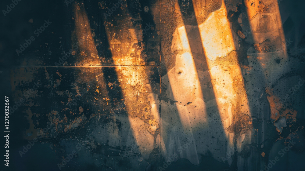 Poster abstract texture with warm light and dark shadows creating depth and contrast. interplay of colors e