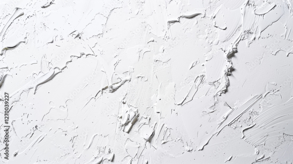 Poster textured white wall with rough surface, ideal for backgrounds or artistic projects. uneven patterns 