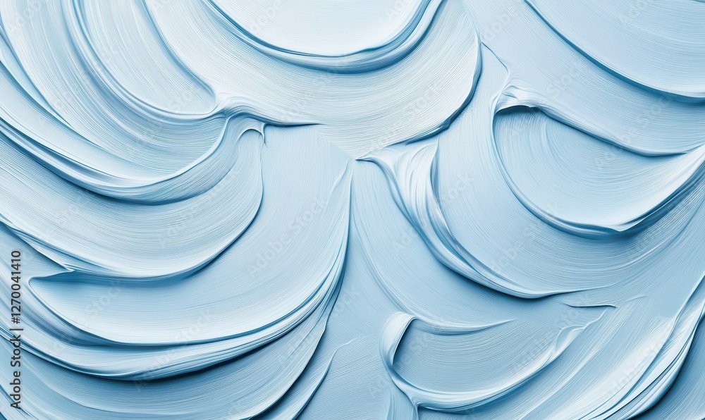 Aufkleber light blue textured background with subtle brush strokes and soft highlights, creating an elegant an
