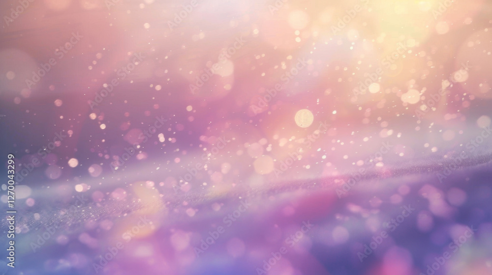 Poster soft bokeh background with pastel colors, creating dreamy atmosphere. ideal for design projects, inv