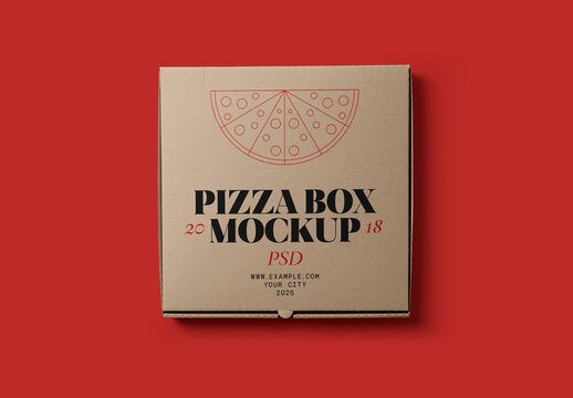Pizza Box Mockup