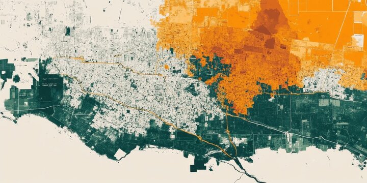 Visualizing Urban Growth: An Insightful Map Illustrating City Expansion Over Time
