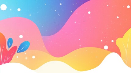 Fototapeta premium Capture the essence of spring with a vibrant, blurred background, perfect for modern graphic design projects.