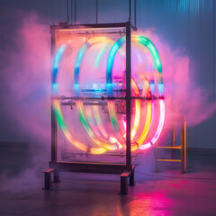 Colorful Lights and Advanced Technology Design