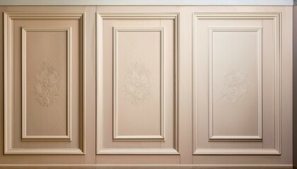 white wooden door