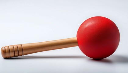 red lollipop on the white 