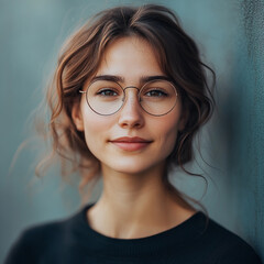 Obraz premium Smiling Marketing Professional Woman