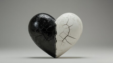 Cracked Heart, Studio Shot, Dualism
