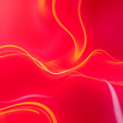 pink flame effect, 4k wallpaper and wavy lines