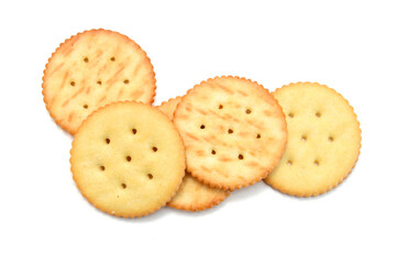 Cracker isolated on white background