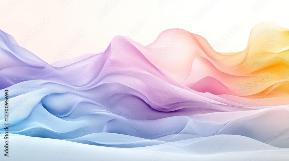 Poster abstract colorful wave pattern background for modern designs and presentations