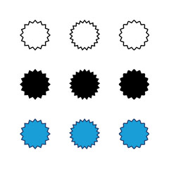 Badge icon set. Awards icon. Achieve. Stamp