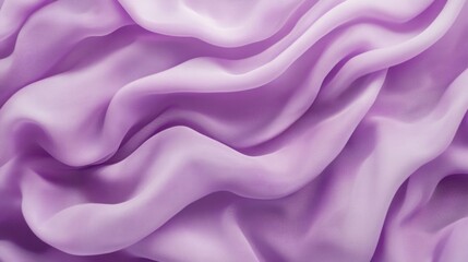Fototapeta premium Soft Purple Fabric Texture with Gentle Flowing Waves and Folds