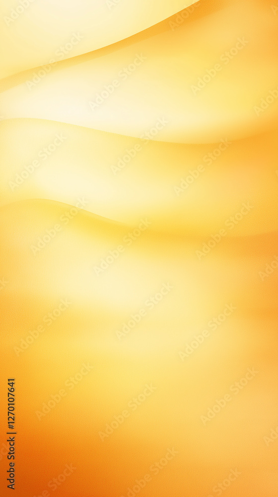 Poster smooth yellow orange gradient background creating flowing waves