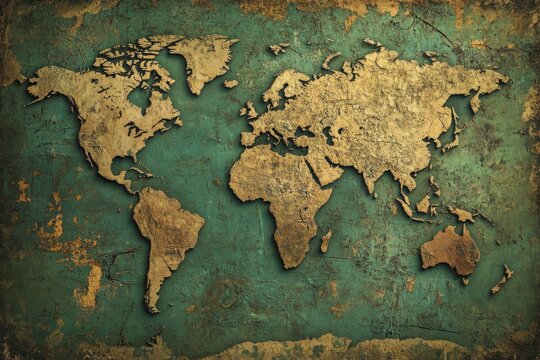old world map background