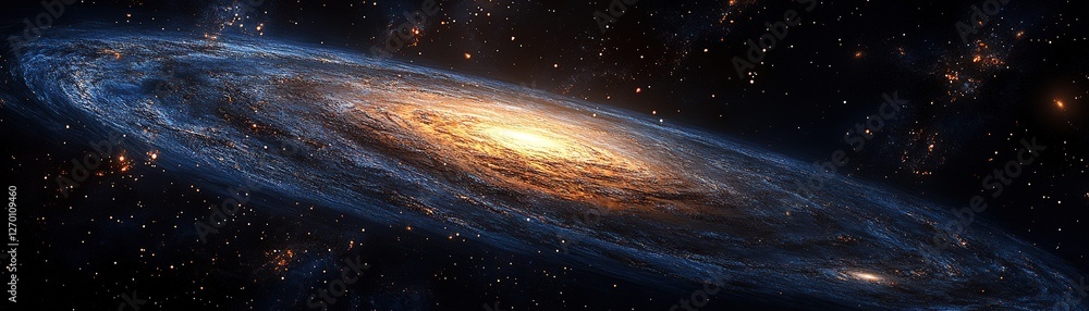 Wall mural exploring cosmic wonders spiral galaxy in deep space astrophotography celestial environment vast per