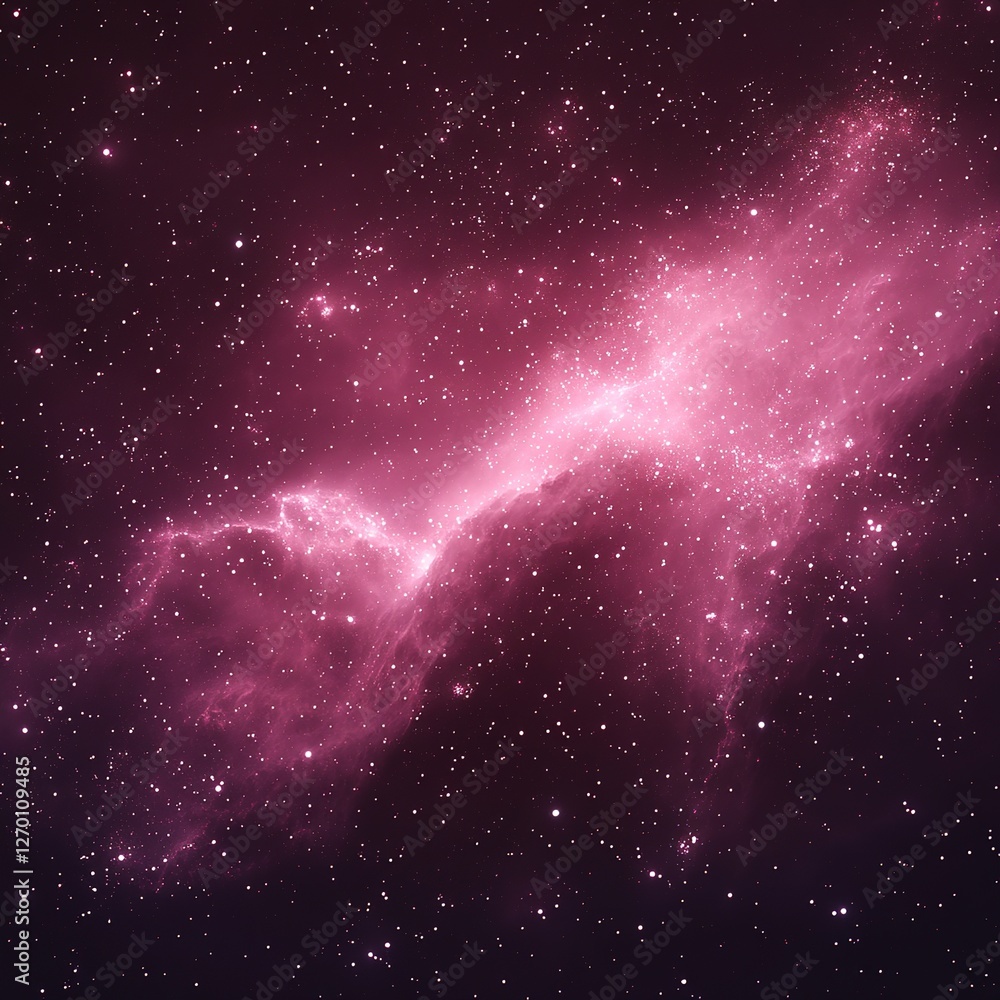 Poster cosmic nebula formation outer space astronomical image dark environment celestial viewpoint universa