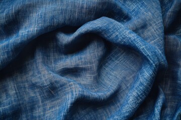 close up of blue jeans texture