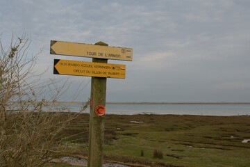 Panneaux de circuit de randonnée