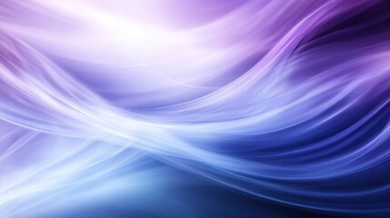 Fototapeta premium Abstract Waves of Serenity: A Calming Blend of Blue and Purple Hues