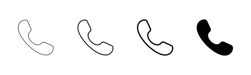 Call icon vector isolated on white background. Phone icon vector. mobile phone. telephone icon