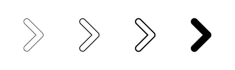 Arrow icon vector isolated on white background. Arrow symbol. Arrow vector icon